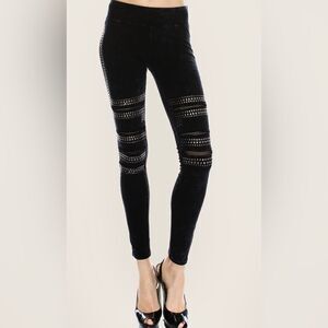 Vocal Stone and Mesh Leggings